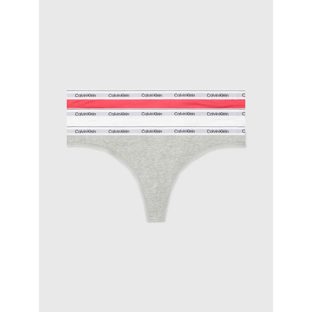 Calvin Klein Underwear String »3 PACK THONG (LOW-RISE)« (Packung 3 St. 3er-Pack) mit Logobund online bestellen
