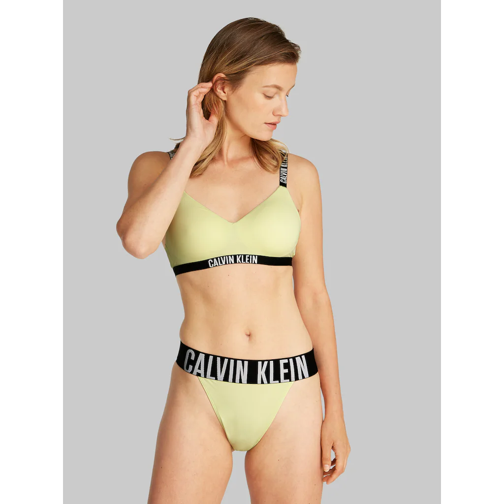 Calvin Klein Underwear String »HIGH LEG THONG« Mit Großem Logo Online Bestellen