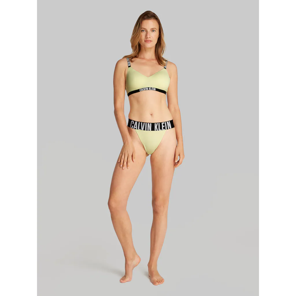 Calvin Klein Underwear String »HIGH LEG THONG« Mit Großem Logo Online Bestellen