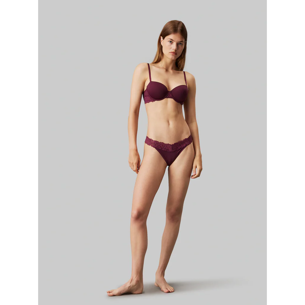 Calvin Klein Underwear Stringtanga »THONG« Mit Spitze Am Bund Online Kaufen