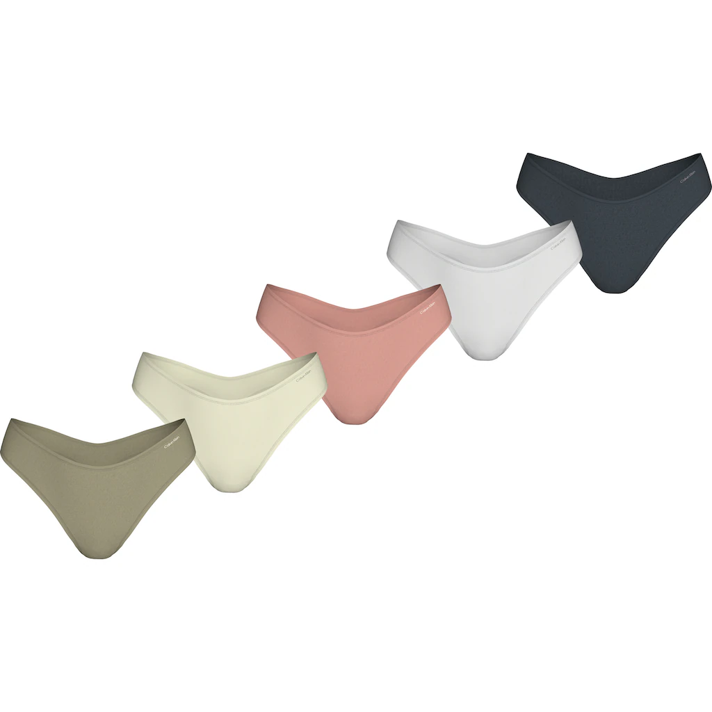 Calvin Klein Underwear Tanga »THONG 5PK« (Packung 5er-Pack) mit Logo-Schriftzug kaufen