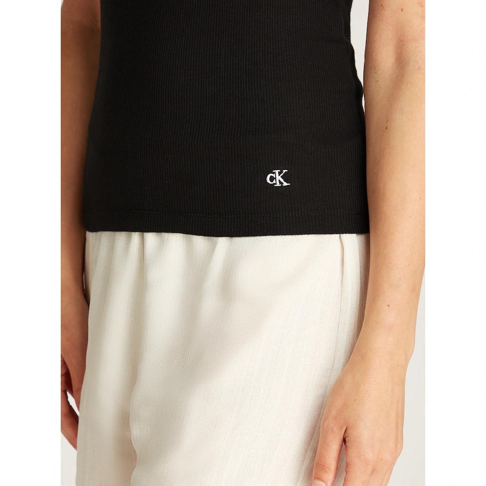 Calvin Klein Underwear Tanktop »SCOOP NECK COTTON TANK 3PK« (Packung 3 Tlg. 3er-Pack) Mit Logostickerei Online Kaufen