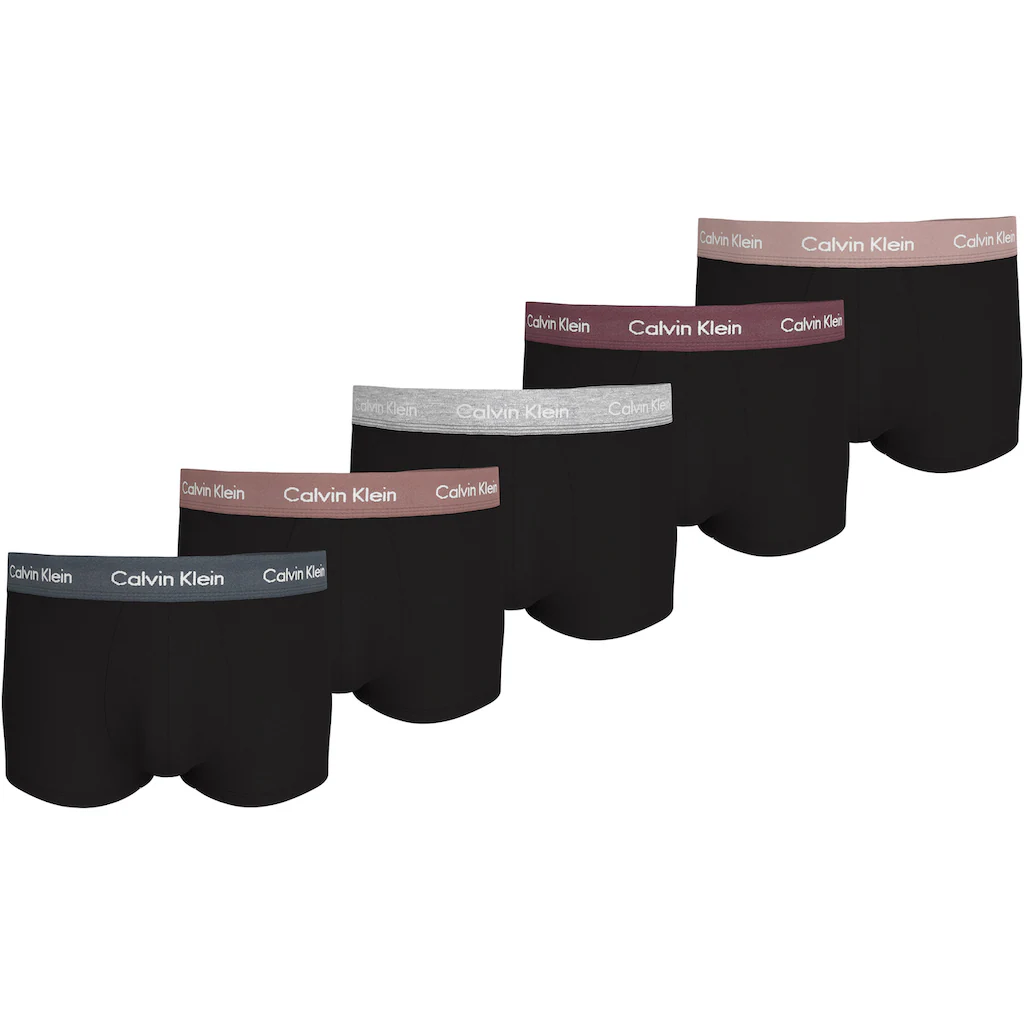 Calvin Klein Underwear Trunk »LOW RISE TRUNK 5PK« (Packung 5er-Pack) mit Logo-Elastikbund (5 Stück) online kaufen