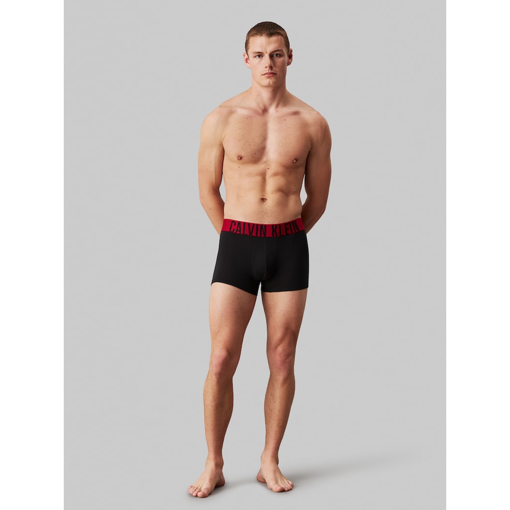 Calvin Klein Underwear Trunk »TRUNK 3PK« (Packung 3 St. 3er) Mit Logo-Elastikbund Online Bestellen