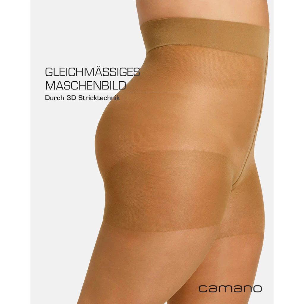 Camano Feinstrumpfhose »fine Curvy« (1 St.) Mit Nahtlosem Bundabschluss Online Kaufen