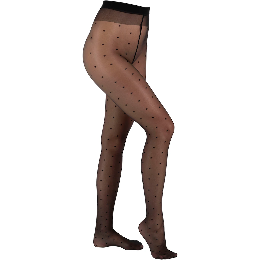 Camano Feinstrumpfhose »fine Seductive« (1 St.) Mit Sinnlichem Punkte-Design Online Kaufen