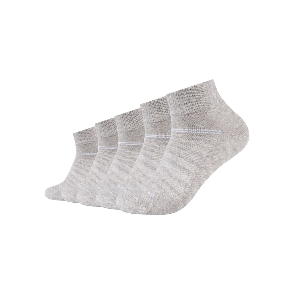 Camano Kurzsocken »mesh ventilation« (10er Pack) mit harmonischer Farbverlauf-Optik