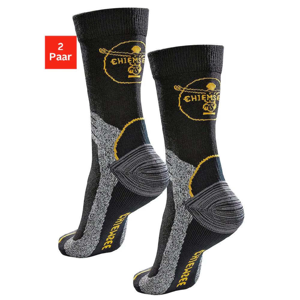 Chiemsee Wandersocken (Packung 2 Paar) mit gepolsterten Dämpfungszonen