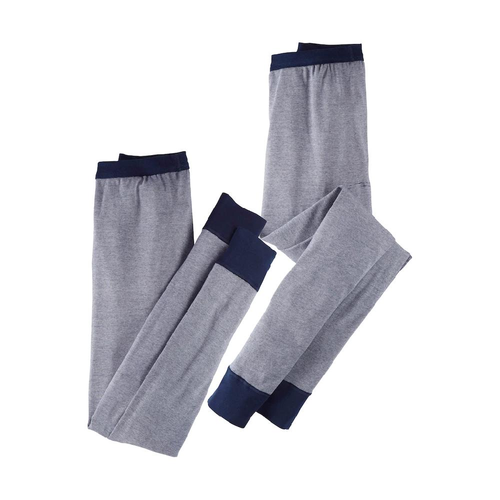 Clipper Exclusive Lange Unterhose (Packung 2 St.) Modische Optik: Jeans Meliert Tolle Qualität Online Bestellen