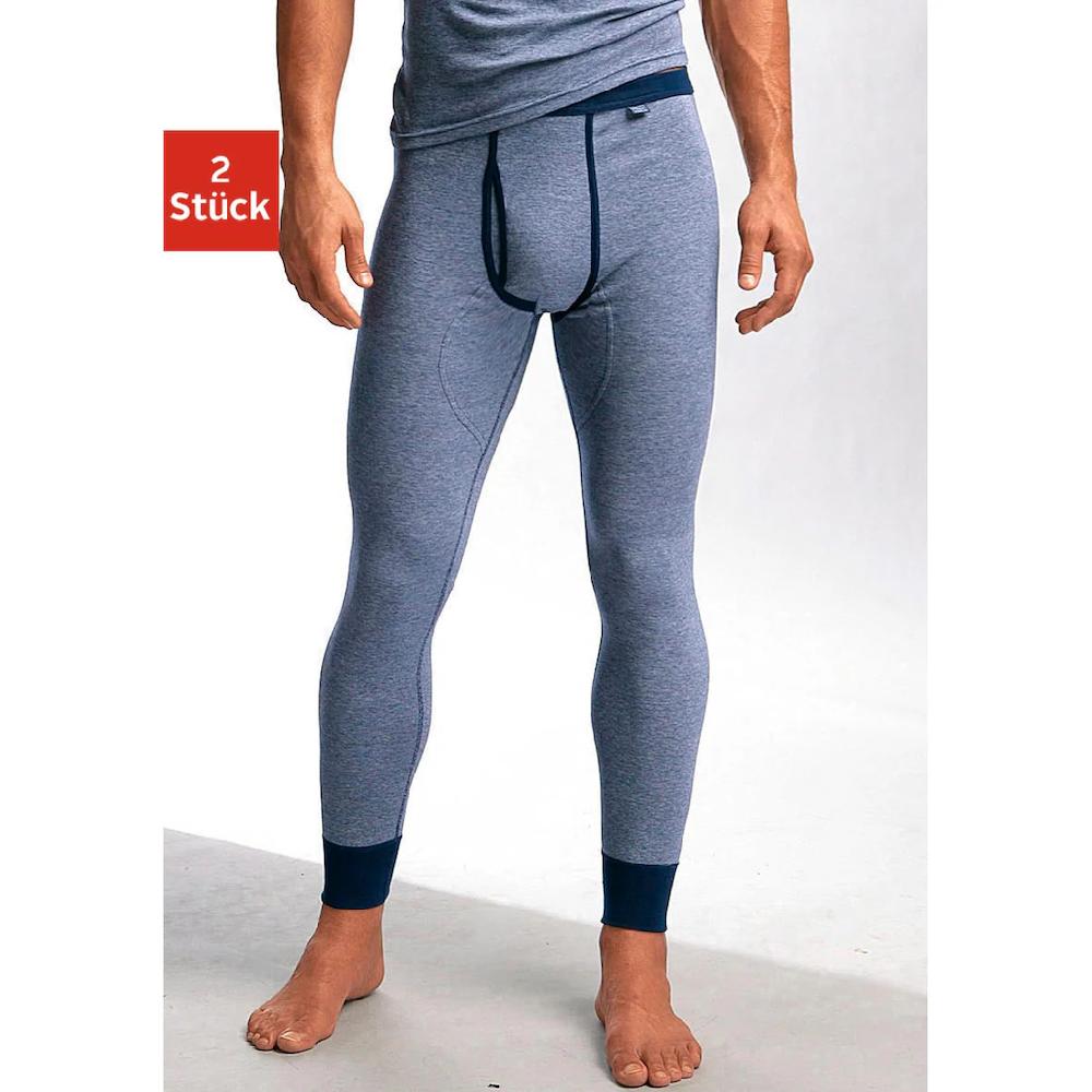 Clipper Exclusive Lange Unterhose (Packung 2 St.) modische Optik: Jeans meliert tolle Qualität online bestellen
