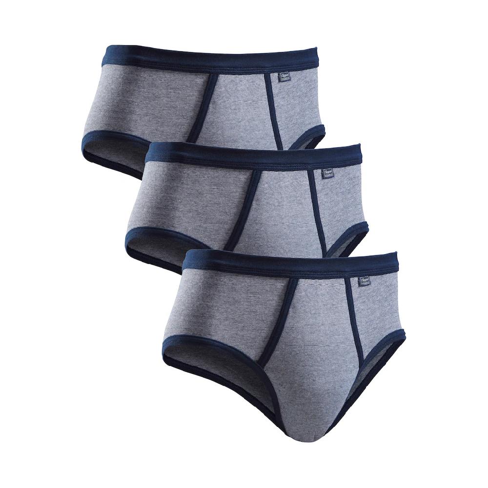 Clipper Exclusive Slip (Packung 3 St.) Modische Optik: Jeans Meliert Tolle Baumwoll-Qualität Online Kaufen