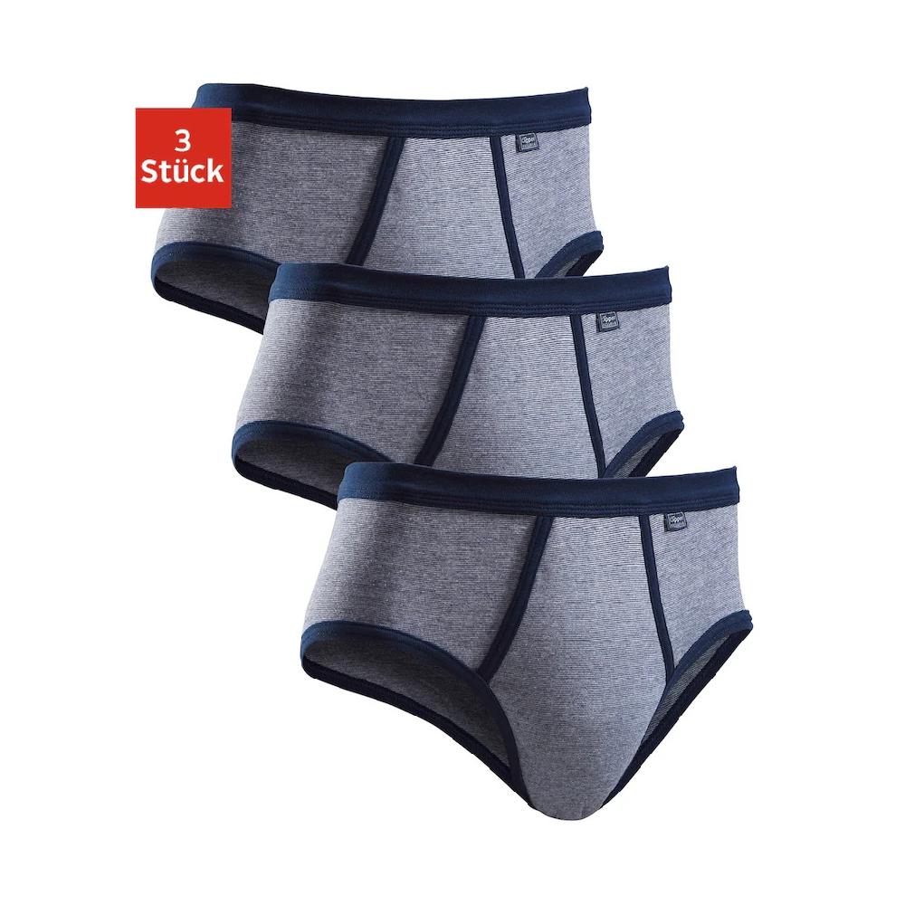 Clipper Exclusive Slip (Packung 3 St.) modische Optik: Jeans meliert tolle Baumwoll-Qualität online kaufen