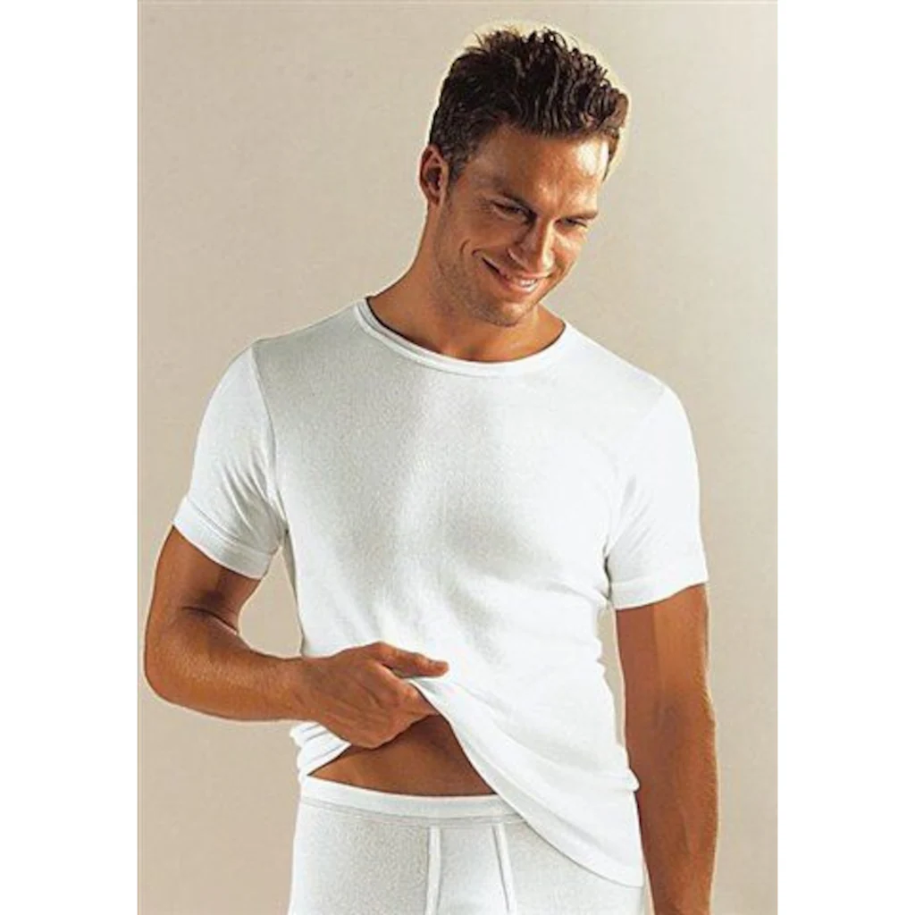 Clipper Unterhemd (3 St.) Aus Doppelripp T-Shirt Unterziehshirt Kurzarm T-Shirt Online Kaufen