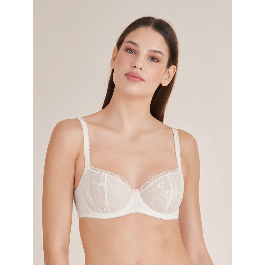 Conturelle Balconnet-BH »Mille Fleurs« Dekorativer Außenträger ist elastisch und längenverstellbar kaufen