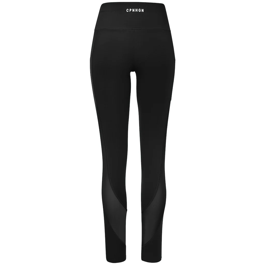 Copenhagen Studios Funktionsleggings Mit Mesh-Einsatz Und Handytasche Am Bein