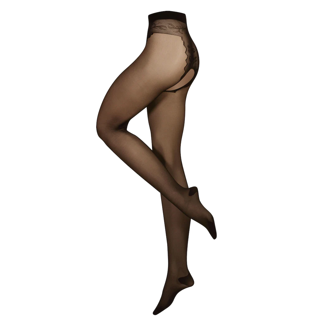Die Strumpfmacher Ouvert Strumpfhose Mit Floralem Panty Und Hochnaht Online Bestellen