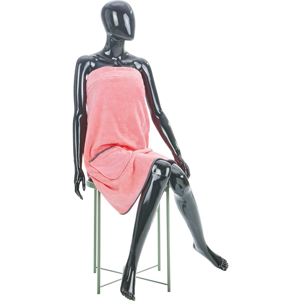 done.® Sarong »Kuuma ideal für Sauna & Spa« mit Klettverschluss und Reißverschluss-Tasche