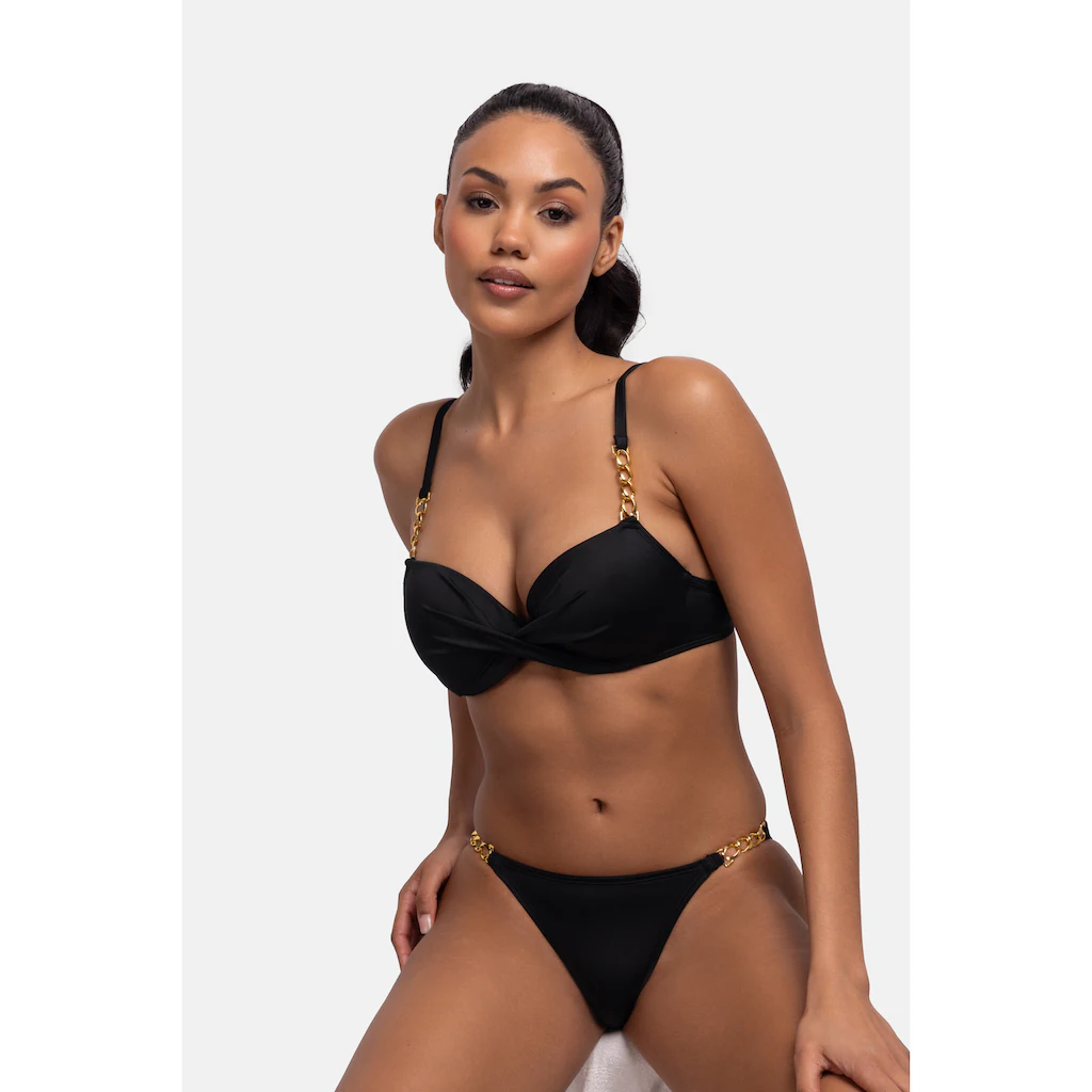 Dorina Bikini-Hose »FILAO« Mit Modischen Goldfarbenen Kettendetails