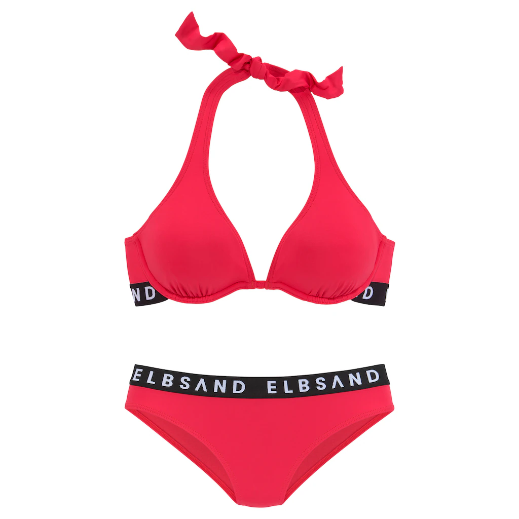 Elbsand Bügel-Bikini Mit Kontrastfarbenen Markenschriftzügen Online Kaufen