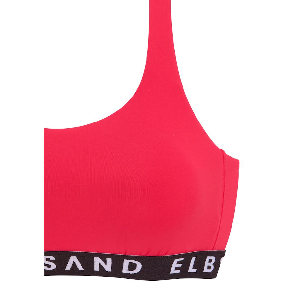 Elbsand Bustier-Bikini Mit Kontrastfarbenen Schriftzügen Kaufen