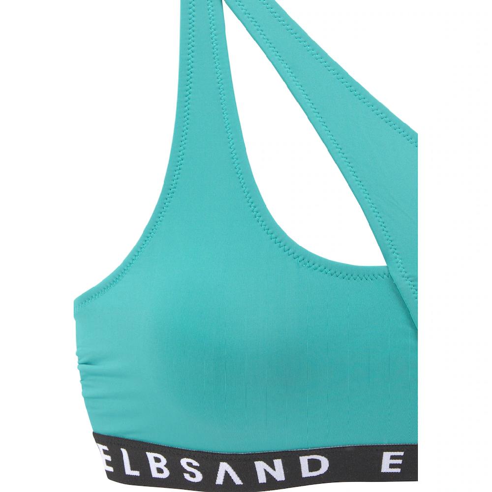 Elbsand Bustier-Bikini Mit Markenschriftzügen In Kontrastfarbe ▷ Für