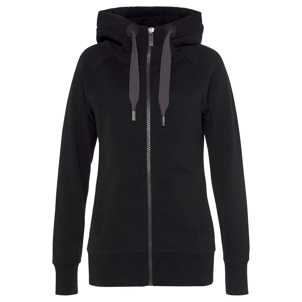 Elbsand Kapuzensweatjacke »Kria« Mit Logodruck Hinten Lässige Freizeitjacke Mit Taschen