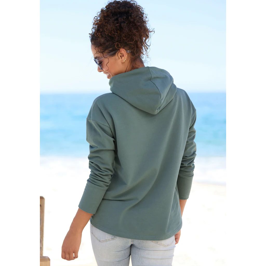 Elbsand Kapuzensweatshirt »Darisa« Mit Logodruck Vorne Hoodie Sportlich-casual