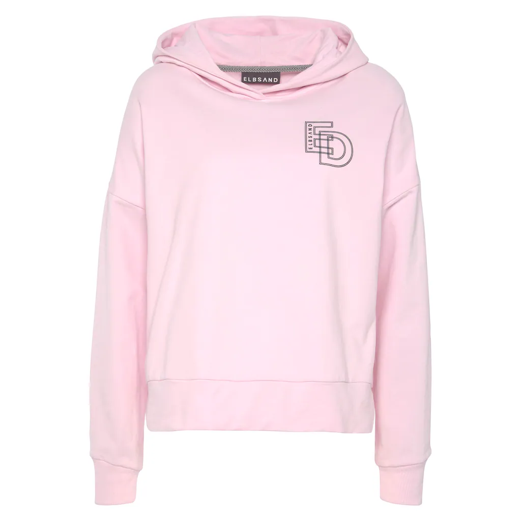 Elbsand Kapuzensweatshirt Mit Großem Logodruck Auf Dem Rücken Bequemer Hoodie Aus Baumwolle