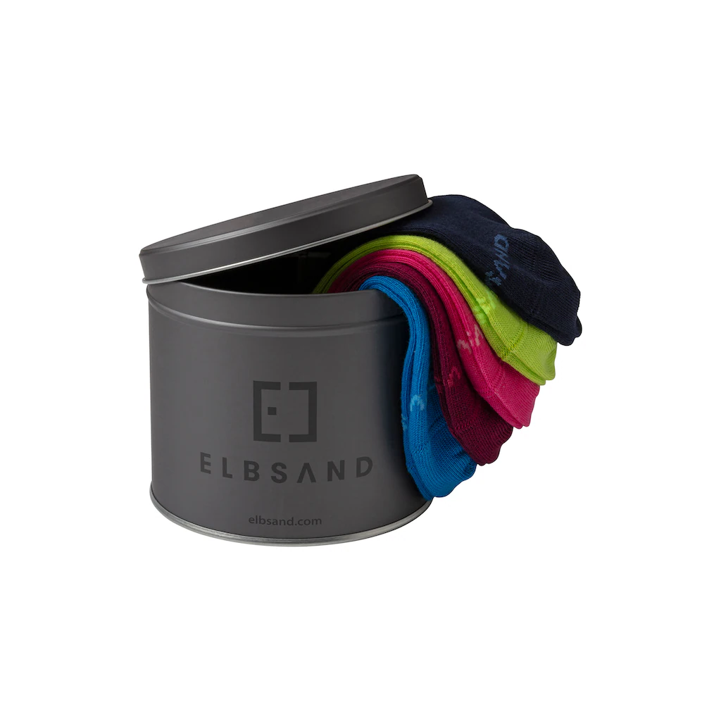 Elbsand Socken (Dose 5 Paar) Verpackt In Praktischer Metalldose