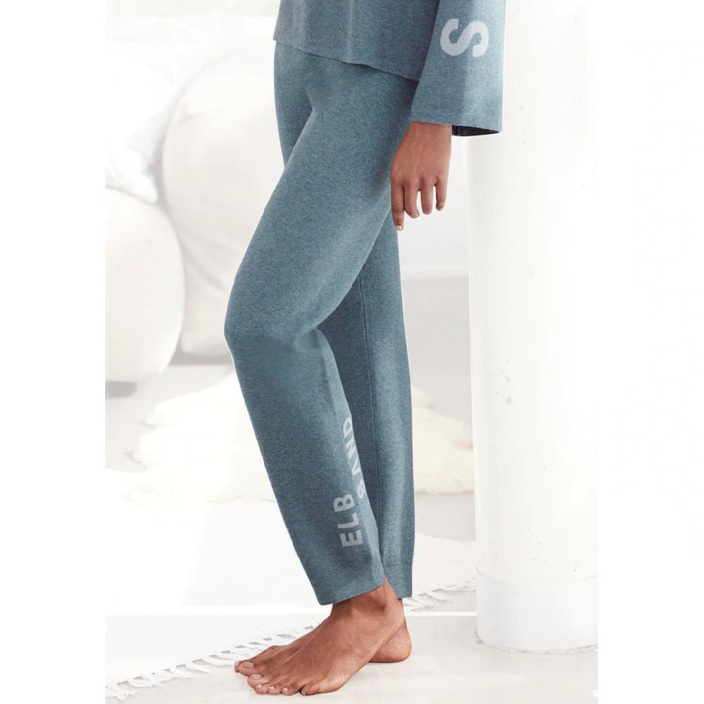 Elbsand Strickhose aus weichem Strick Loungewear