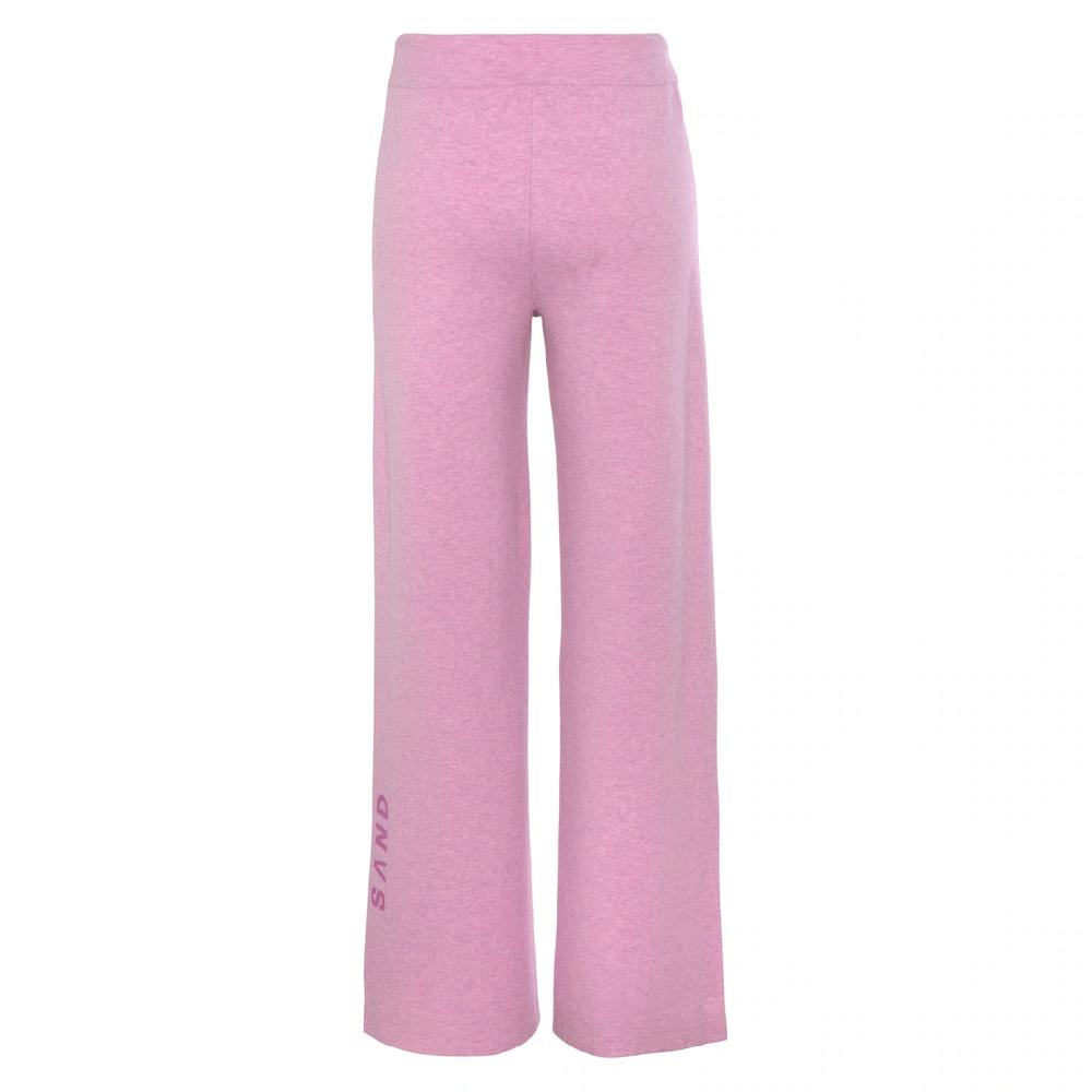 Elbsand Strickhose Mit Weitem Bein Und Eingestricktem Logo Loungewear