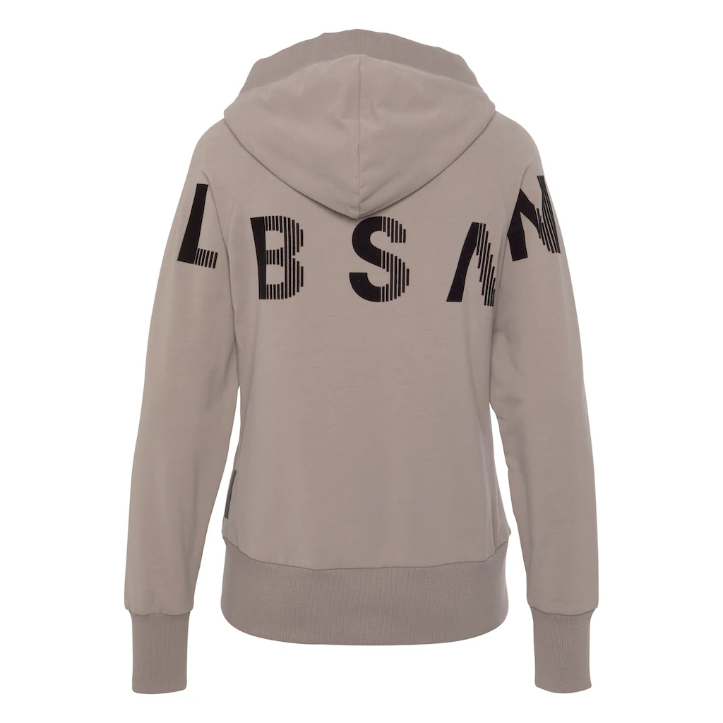 Elbsand Sweatjacke »Kekoa« Mit Großem Logodruck Hinten Bequeme Freizeitjacke Mit Taschen