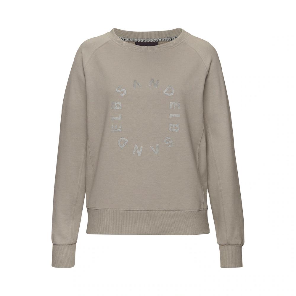 Elbsand Sweatshirt Mit Frontprint Rundhalsausschnitt Printpullover Casual-sportlich