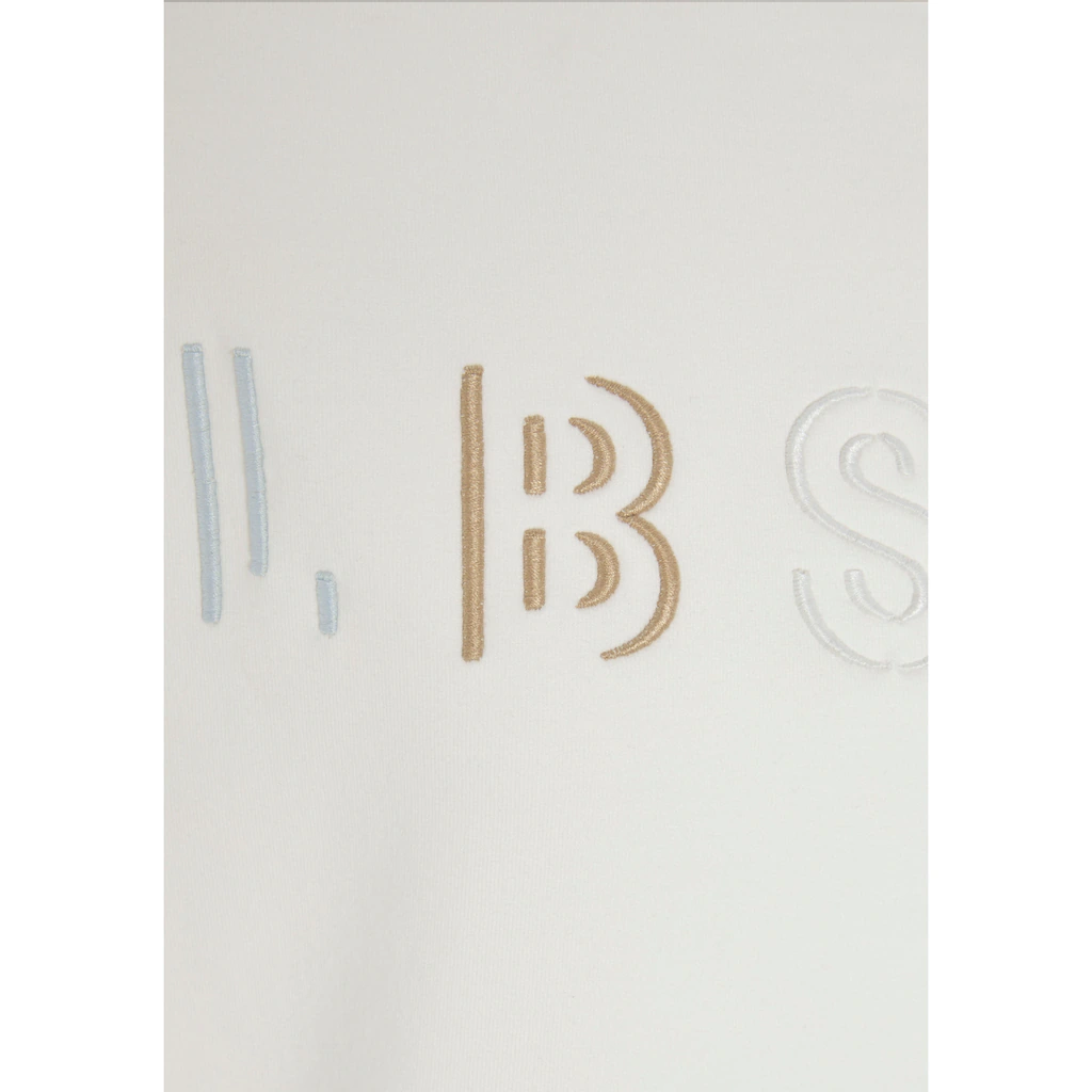 Elbsand Sweatshirt Mit Logostickerei Vorne Lässige Passform Sportlich-casual