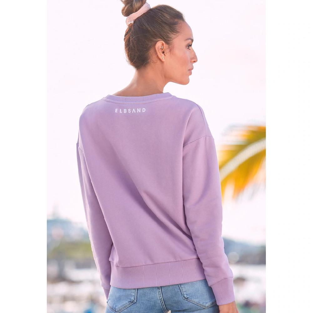 Elbsand Sweatshirt »Ylva« Mit Logodruck Sportlich-casual