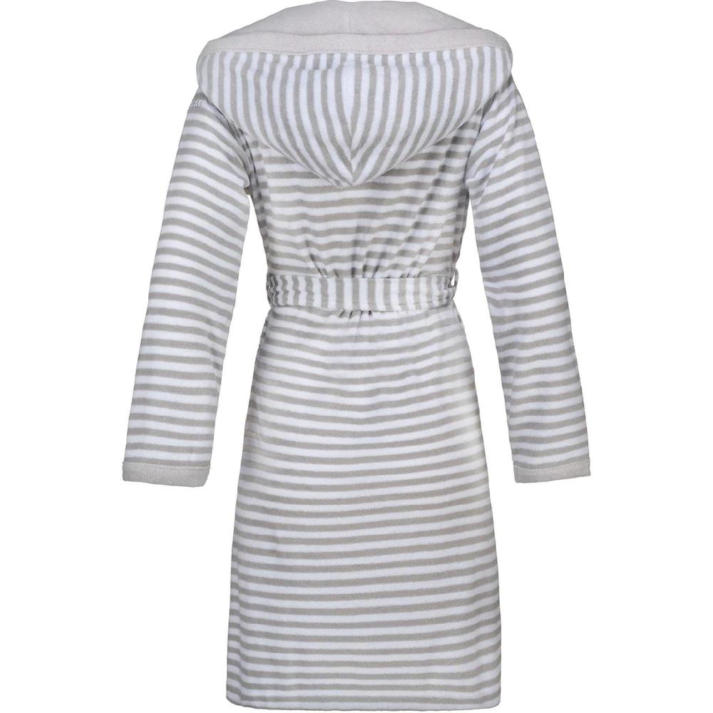 Esprit Damenbademantel »Striped Hoody Ideal Für Sauna & Spa Hotelbademantel Morgenmantel« (1 St. Mit Gürtel) Mit Kapuze Gestreift