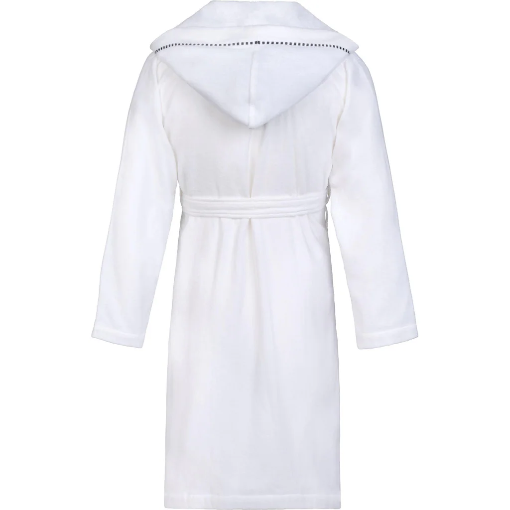 Esprit Unisex-Bademantel »Box Ideal Für Sauna & Spa Hotelbademantel Morgenmantel« (1 St. Mit Gürtel) Mit Kapuze