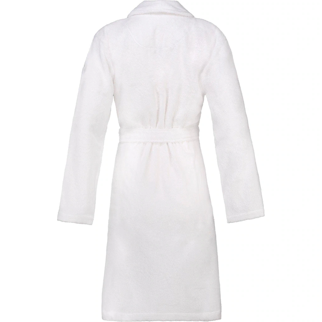 Esprit Unisex-Bademantel »Mono Ideal Für Sauna & Spa Hotelbademantel Morgenmantel« (1 St. Mit Gürtel) Mit Schalkragen & Logostickerei