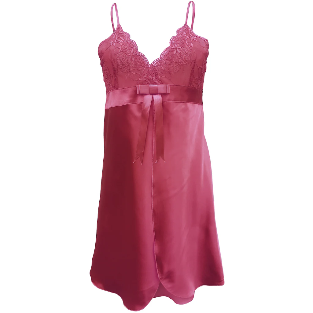 Family Trends Negligé »aus edlem Satin« mit verführerischer Spitze kaufen