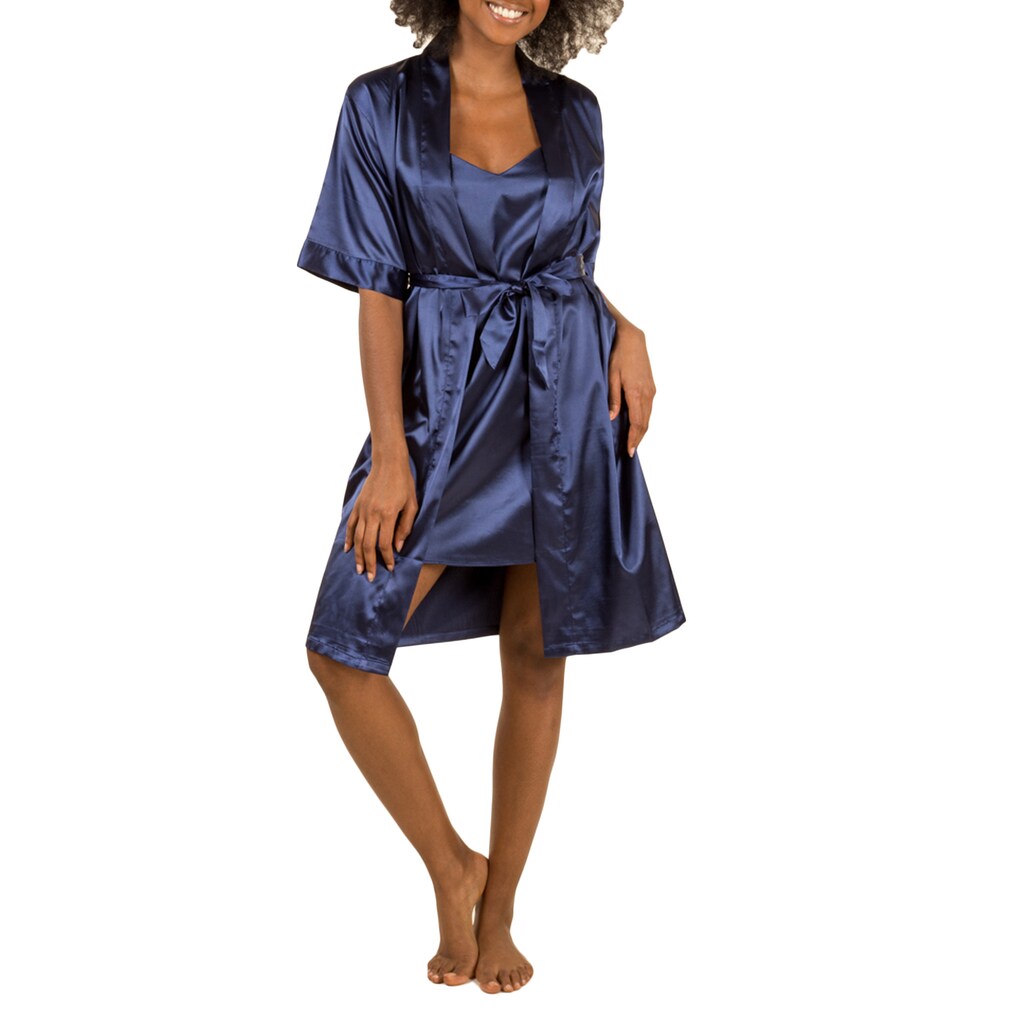 Family Trends Set: Push-up-BH »Damen Homewear« (2 tlg. mit Hüftslip) aus Kimono und Negligé bestellen