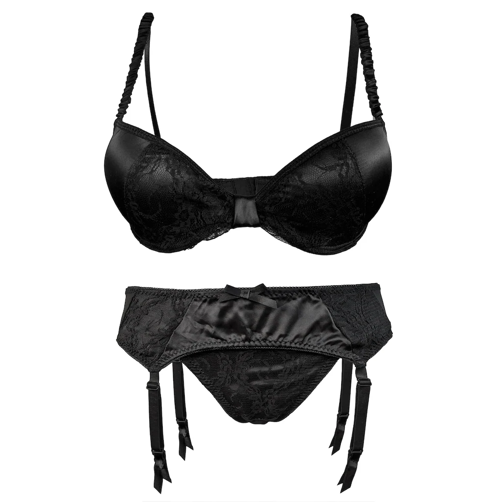 Family Trends Set: Push-up-BH (mit String) In Ausgefallenem Design Bestellen