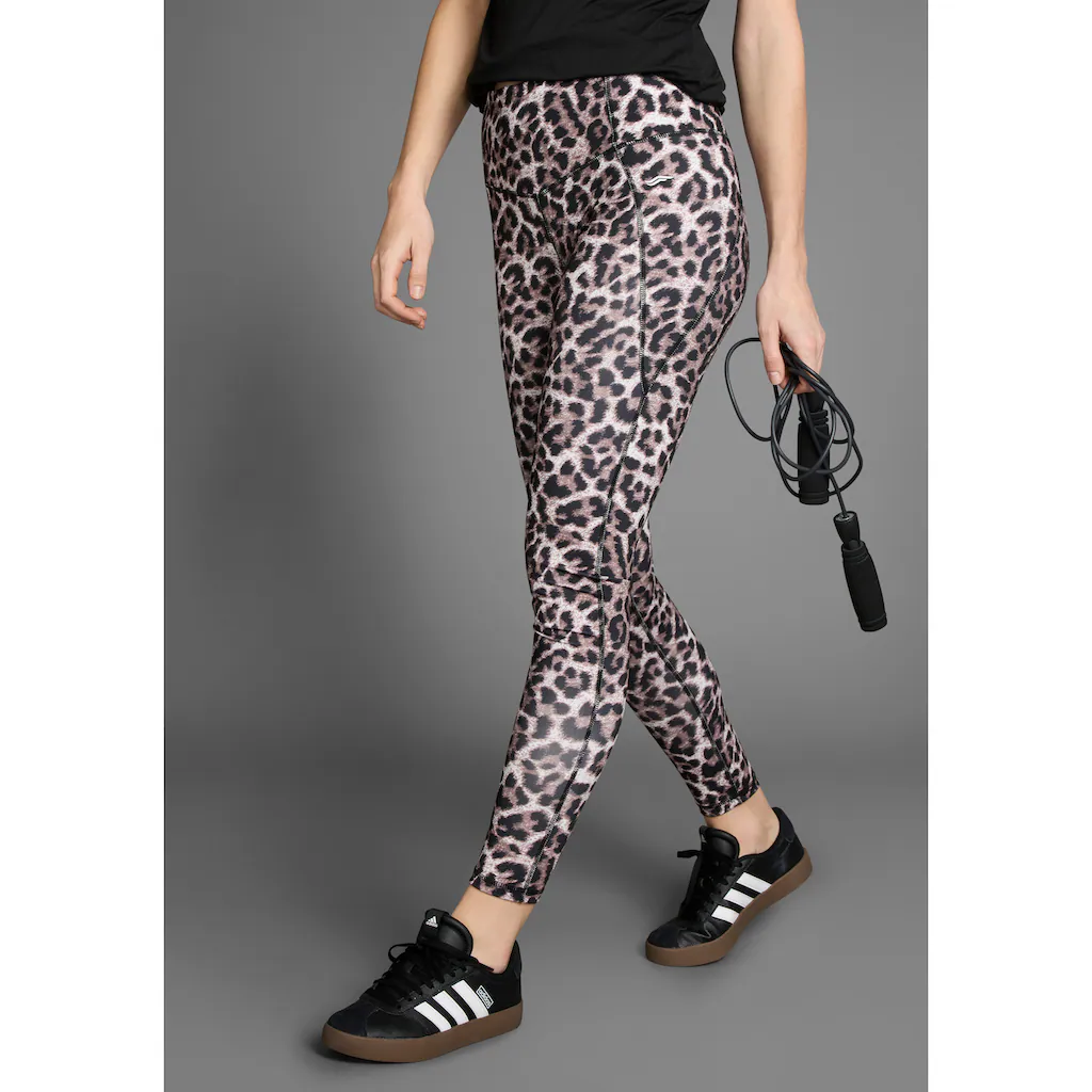 FAYN SPORTS Leggings mit Formnähten und hohem Bund für die perfekte Passform