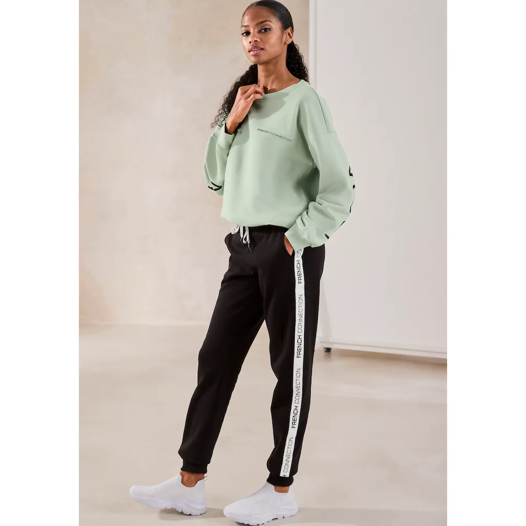 French Connection Sweatshirt Mit Großem Logodruck Auf Dem Rücken