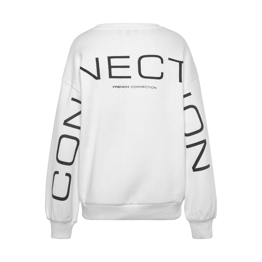 French Connection Sweatshirt Mit Schriftzug Auf Dem Rücken