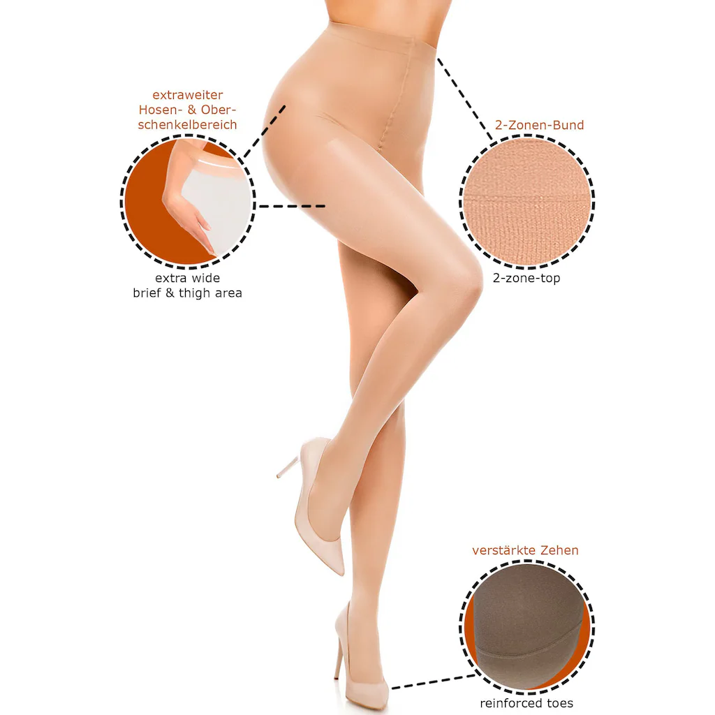 GLAMORY Feinstrumpfhose (1 St.) Plus Size Bestellen