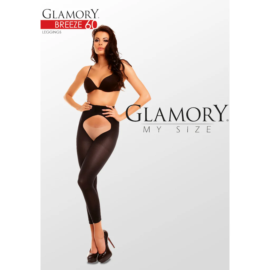 GLAMORY Feinstrumpfleggings »Breeze« (1 St.) Plus Size Ouvert Kaufen