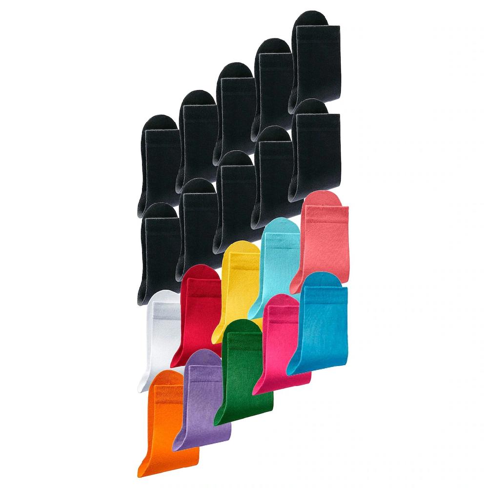 Go In Basicsocken »mit Baumwolle Und Komfortbund Ohne Drückende Naht« (Box 20 Paar) In Der Großen Big-Box Online Kaufen