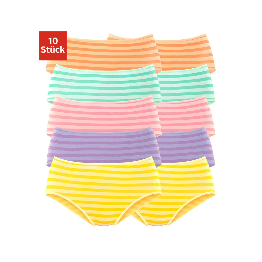 Go in Hüftslip (10 Stück) mit tollen Streifen online kaufen