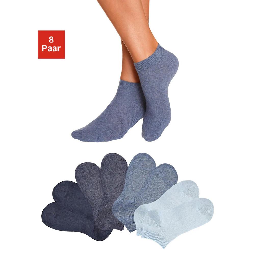 Go in Kurzsocken (Packung 8 Paar) uni in Basic Farben online bestellen
