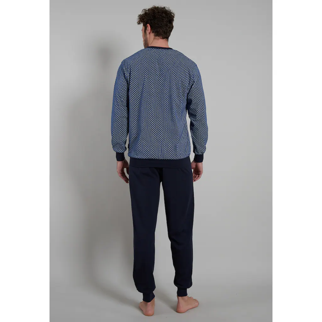 GÖTZBURG Pyjama »Manhattan« (2 Tlg.) Mit Praktischen Bündchen Und Brusttasche Kaufen